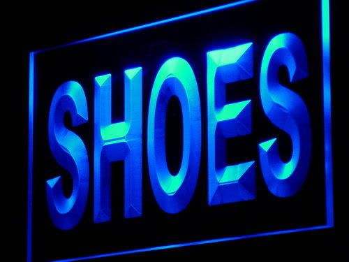 Shoes Supplier Shop Display neon sign
